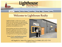 Tablet Screenshot of lighthouserealty.net